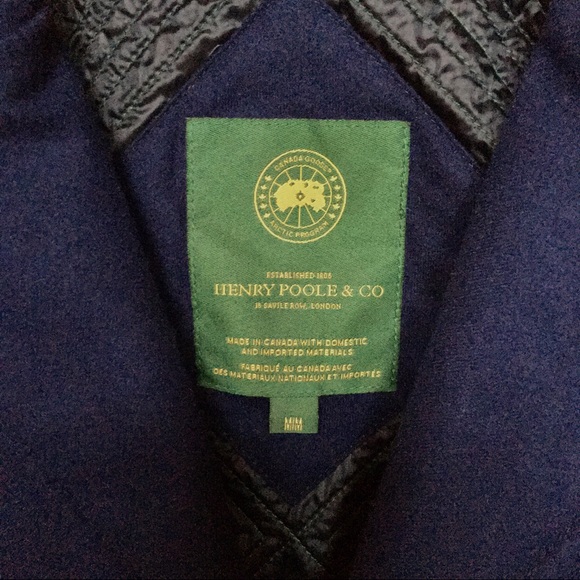 COPY - CANADA GOOSE W1 BLAZER X HENRY POOLE (Navy) - Picture 6 of 11